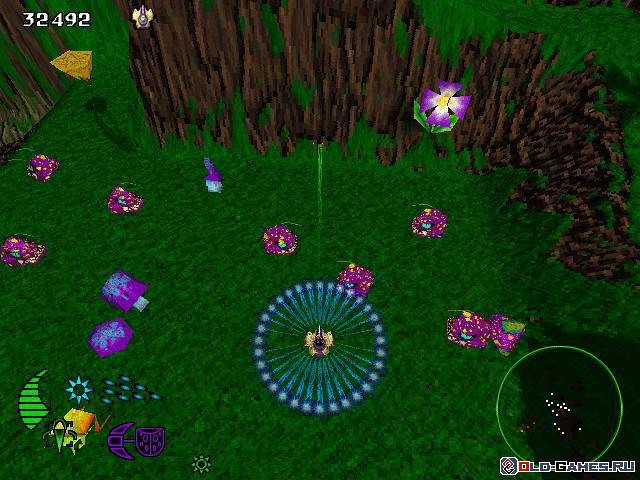 Скриншот из игры Centipede