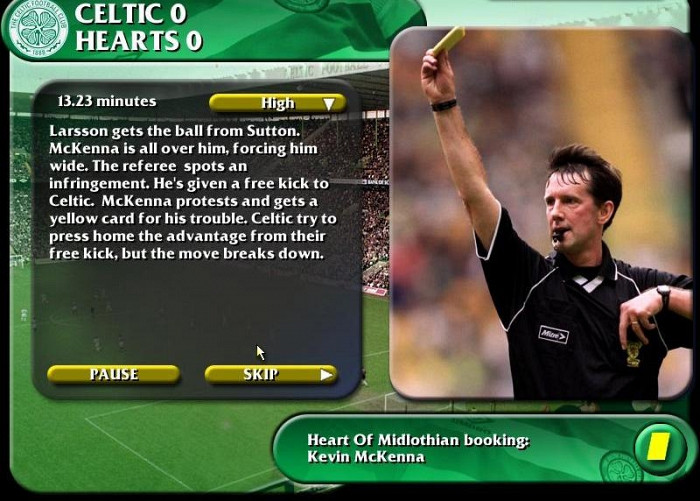 Скриншот из игры Celtic (Rangers) Football Coach