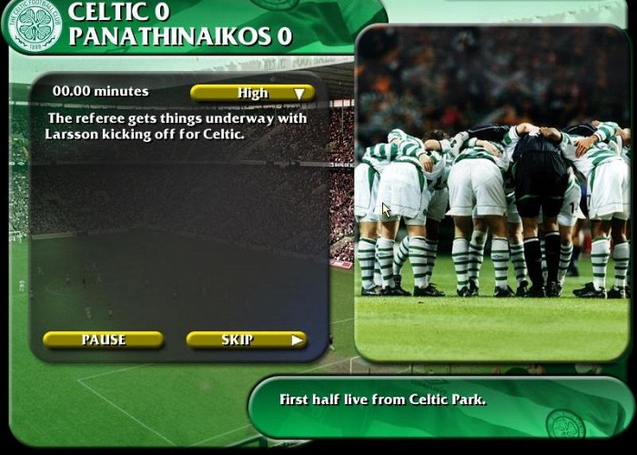 Скриншот из игры Celtic (Rangers) Football Coach