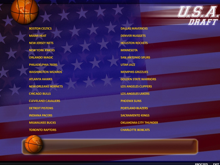 Скриншот из игры World Basketball Manager 2009