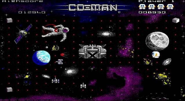 Скриншот из игры Cd-Man 2