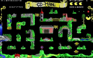 Скриншот из игры Cd-Man