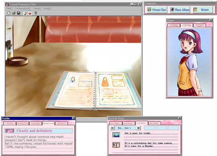 Скриншот из игры Casual Romance Club