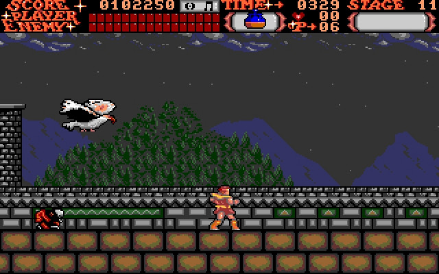 Скриншот из игры Castlevania