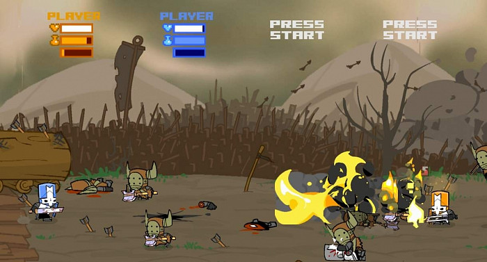 Скриншот из игры Castle Crashers