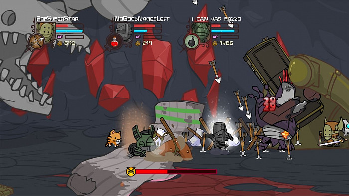 Скриншот из игры Castle Crashers