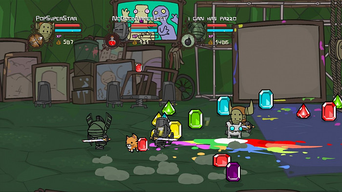 Скриншот из игры Castle Crashers