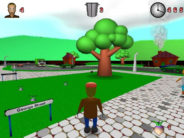Скриншот из игры Binman