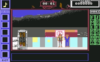 Скриншот из игры Bill & Ted's Excellent Adventure