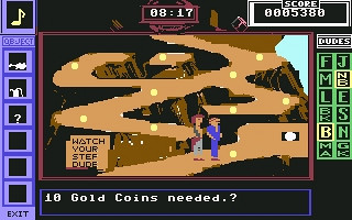 Скриншот из игры Bill & Ted's Excellent Adventure