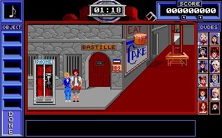 Скриншот из игры Bill & Ted's Excellent Adventure