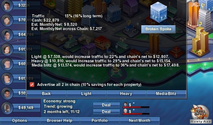 Скриншот из игры Big$hot