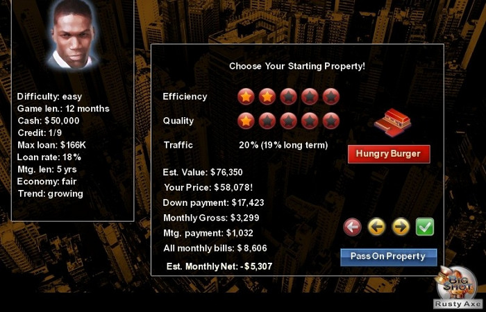 Скриншот из игры Big$hot
