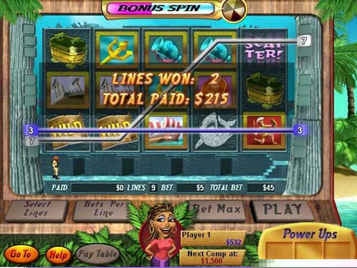 Скриншот из игры Casino Island to Go