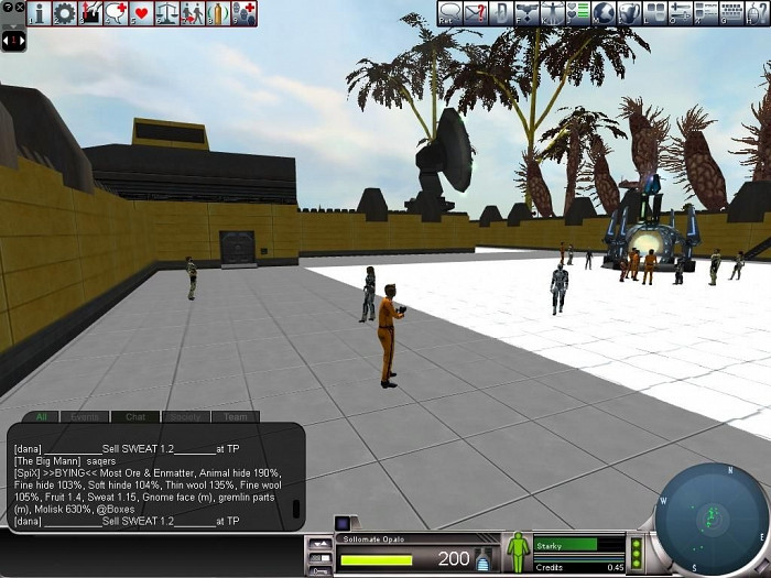 Скриншот из игры Entropia Universe