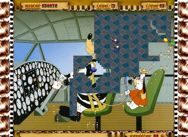 Скриншот из игры Cartoon Xonix