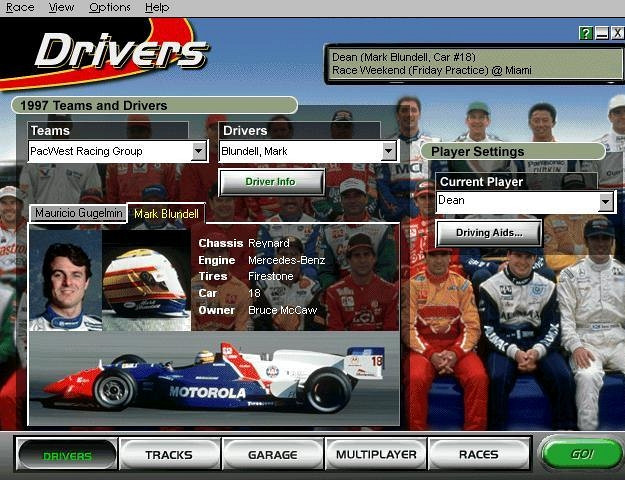 Скриншот из игры CART Precision Racing