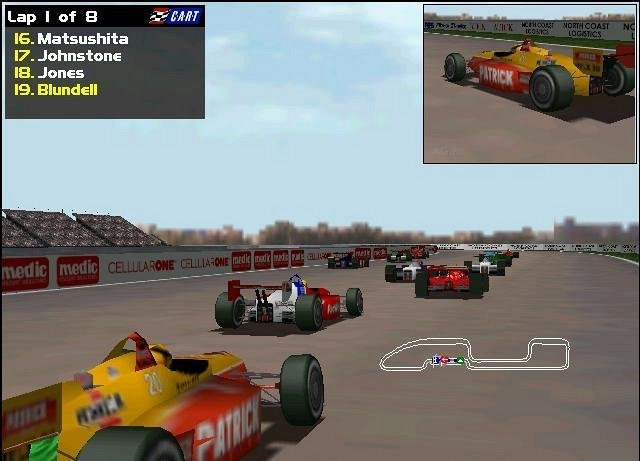 Скриншот из игры CART Precision Racing