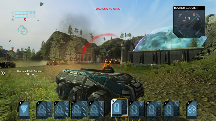 Скриншот из игры Carrier Command: Gaea Mission