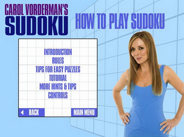 Скриншот из игры Carol Vorderman's Sudoku