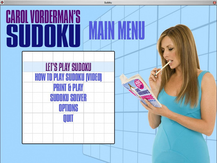 Скриншот из игры Carol Vorderman's Sudoku
