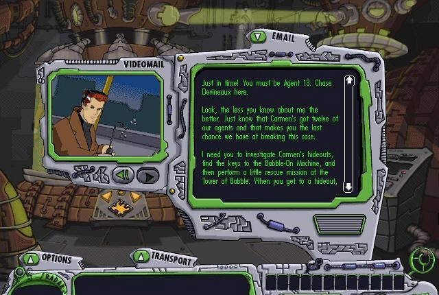 Скриншот из игры Carmen Sandiego Word Detective