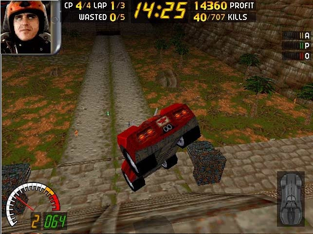 Скриншот из игры Carmageddon Splat Pack