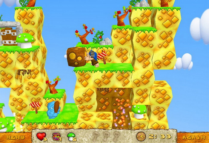 Скриншот из игры Carl the Caveman