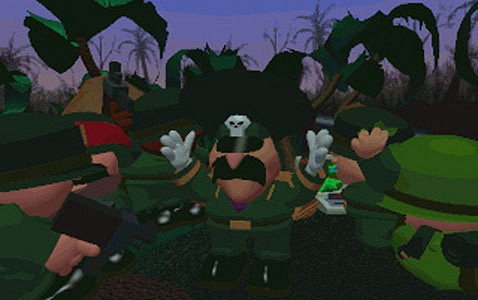 Скриншот из игры Cannon Fodder 2