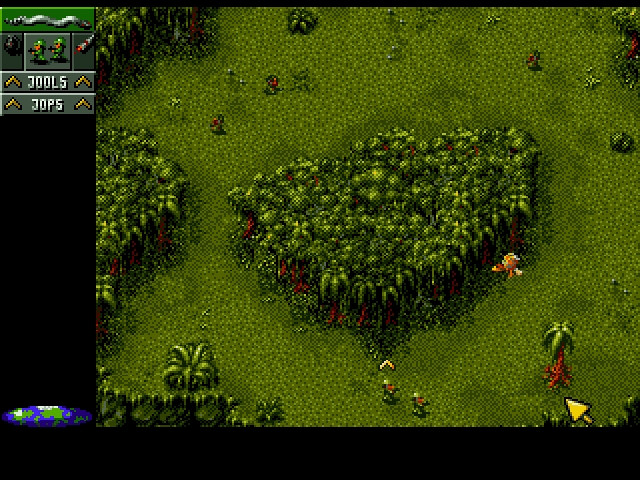 Скриншот из игры Cannon Fodder 1