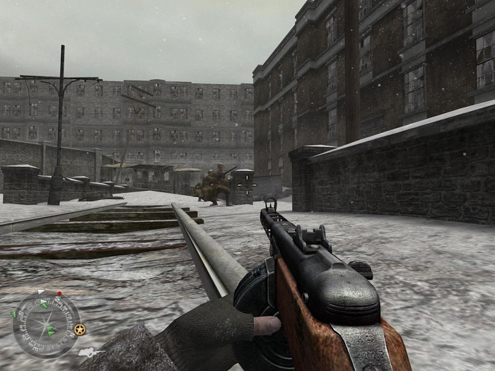 Скриншот из игры Call of Duty 2