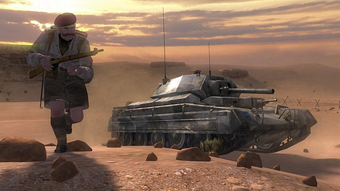 Скриншот из игры Call of Duty 2