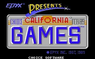 Скриншот из игры California Games
