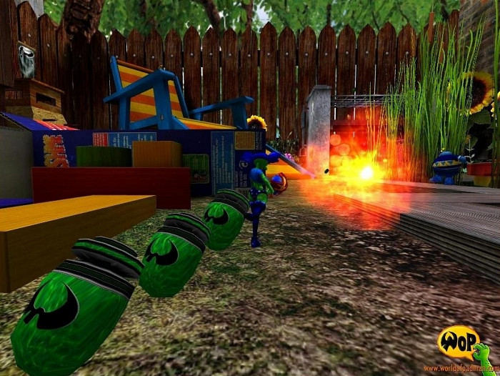 Скриншот из игры World of Padman