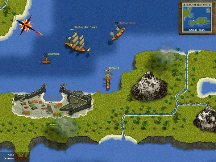 Скриншот из игры World of Pirates