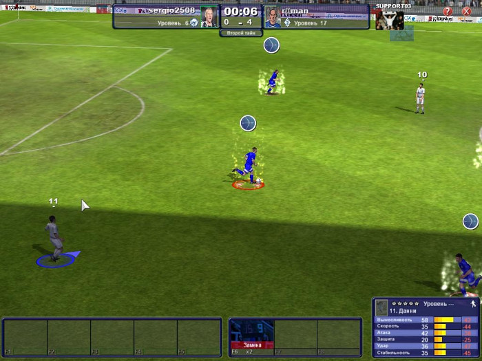 Скриншот из игры World of Soccer