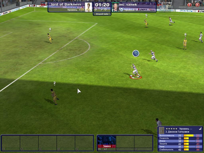 Скриншот из игры World of Soccer