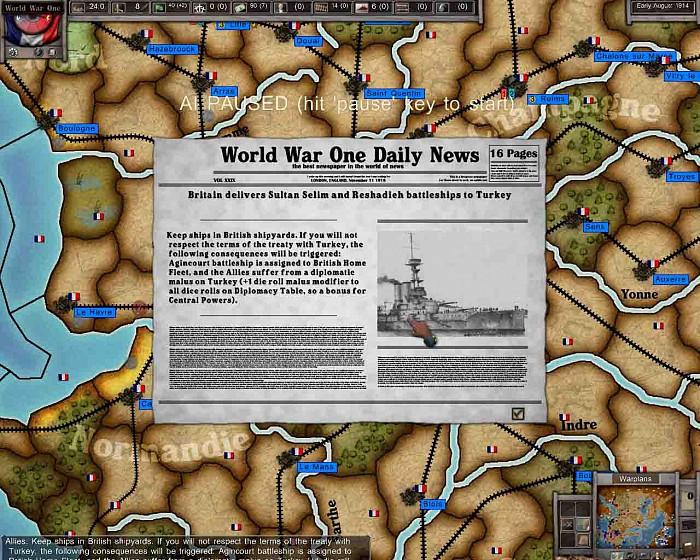Обложка игры World War One