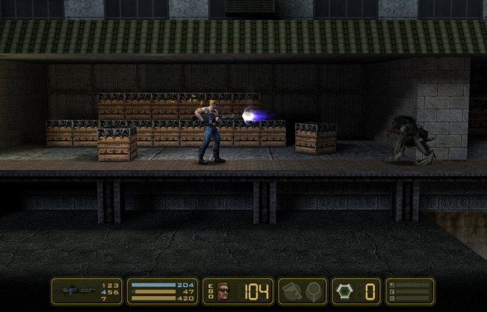Скриншот из игры Duke Nukem: Manhattan Project