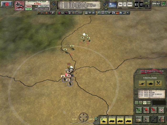 Скриншот из игры World War II: General Commander