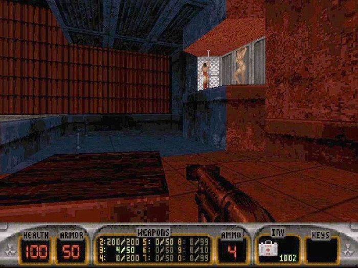 Скриншот из игры Duke Nukem 3D