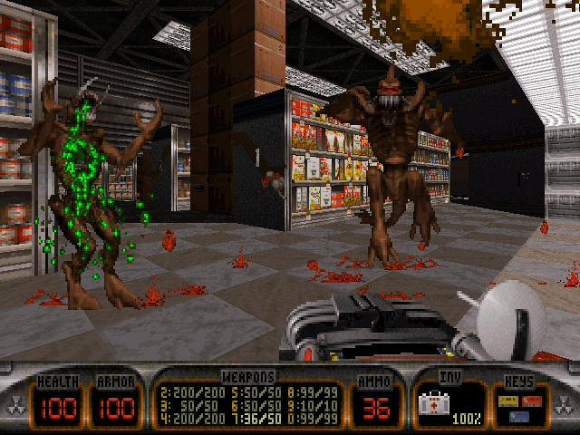 Скриншот из игры Duke Nukem 3D