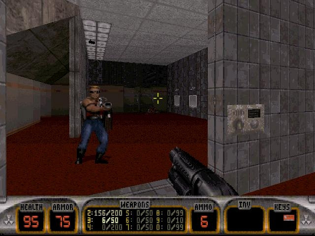 Скриншот из игры Duke Nukem 3D