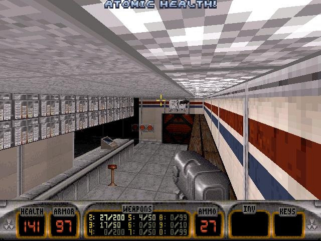 Скриншот из игры Duke Nukem 3D