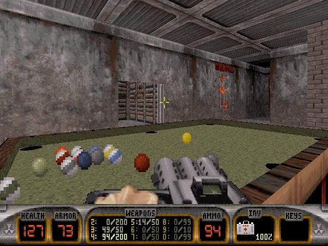 Скриншот из игры Duke Nukem 3D