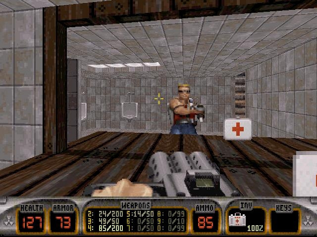 Скриншот из игры Duke Nukem 3D