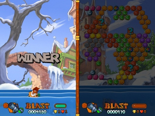 Скриншот из игры Worms Blast