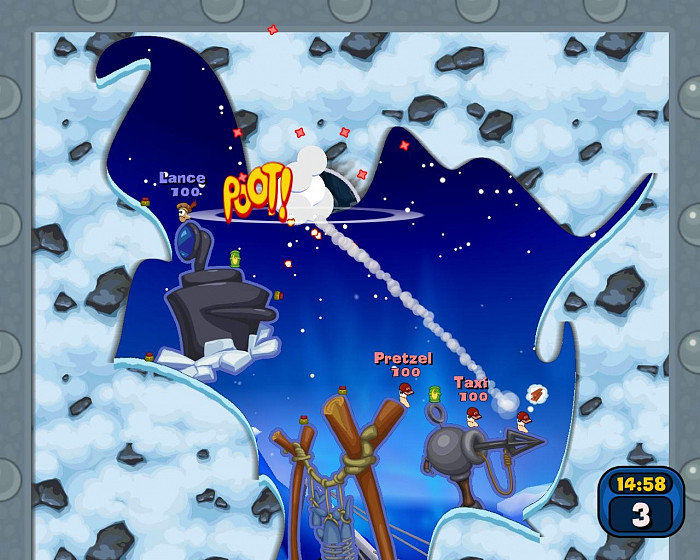 Скриншот из игры Worms Reloaded
