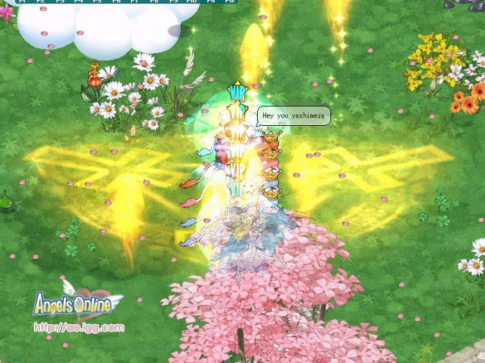 Скриншот из игры Angels Online