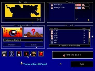 Скриншот из игры Worms: Armageddon